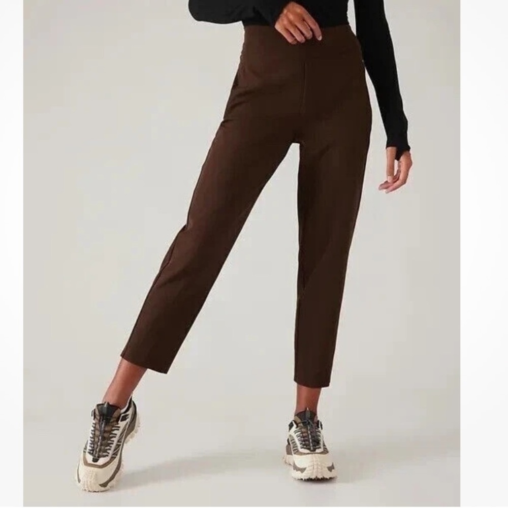 NWT Athleta Endless High Rise Pant in Toasted Brown